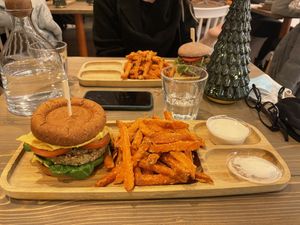   at Tökmag Vegan Street Food in Budapest