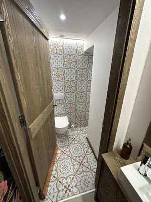 Skip to the loo my darlin   at Tökmag Vegan Street Food in Budapest