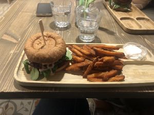   at Tökmag Vegan Street Food in Budapest