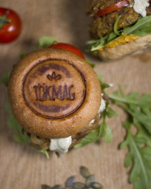 Super Squash Burger at Tökmag Vegan Street Food in Budapest