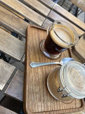 Americano  at Tökmag Vegan Street Food in Budapest