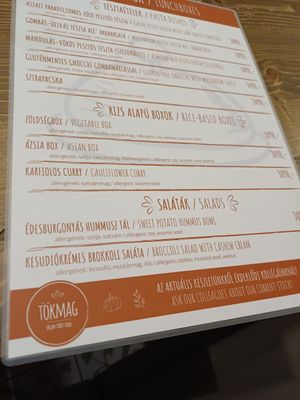  at Tökmag Vegan Street Food in Budapest
