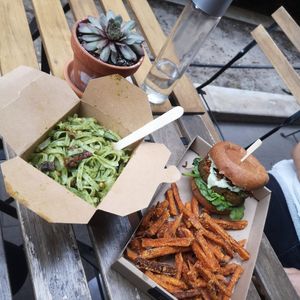 ❤️ at Tökmag Vegan Street Food in Budapest