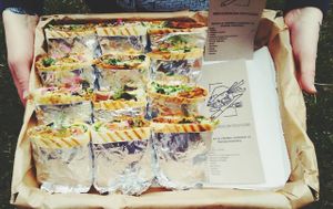 vegan kebab at Seitan Threat in Wroclaw