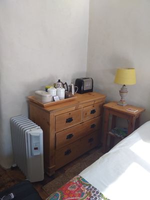 Plenty of tea and coffee provided at Planted - Vegan Self-Catering Studio in St Agnes