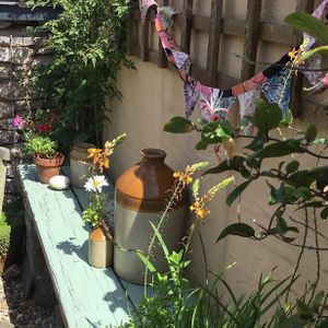 Secret garden. at Planted - Vegan Self-Catering Studio in St Agnes