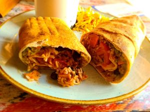 Sweet pot buritto at Toro Lounge in Cirencester