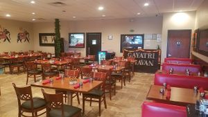 inside at Gayatri Bhavan in Houston