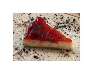 Strawberry Cheesecake  at Pizzi & Dixie in Madrid