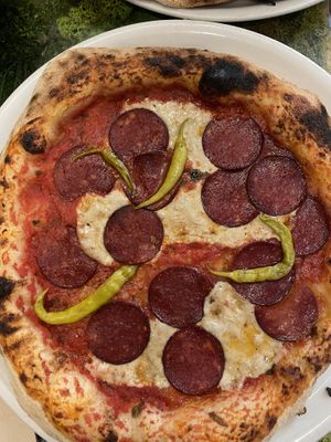 Pepperoni pizza  at Pizzi & Dixie in Madrid