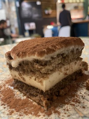 Tiramisu  at Pizzi & Dixie in Madrid