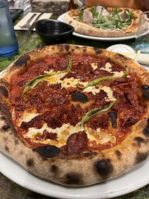 peperoni  at Pizzi & Dixie in Madrid