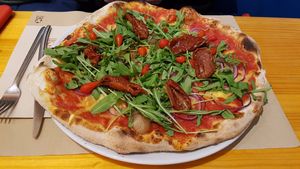 Dixie pizza at Pizzi & Dixie in Madrid