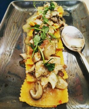 raviolis  at Pizzi & Dixie in Madrid