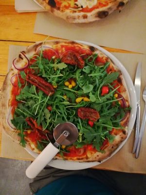 Dixie pizza at Pizzi & Dixie in Madrid