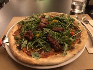 Dixie pizza at Pizzi & Dixie in Madrid