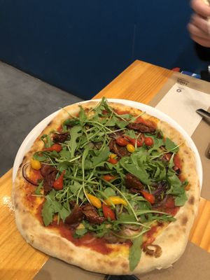 Dixie pizza at Pizzi & Dixie in Madrid