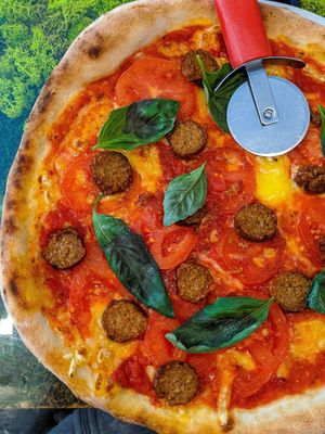 Beyond Sausage Pizza. at Pizzi & Dixie in Madrid