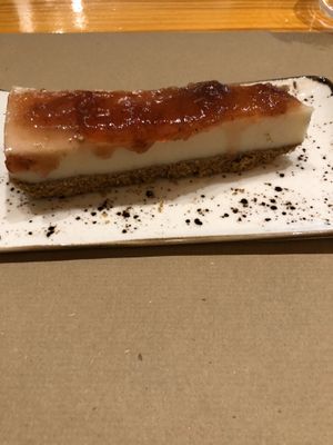 Cheesecake at Pizzi & Dixie in Madrid