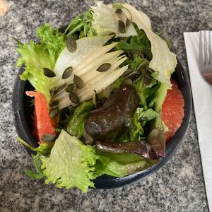 Green salad  at Bana in Tel Aviv