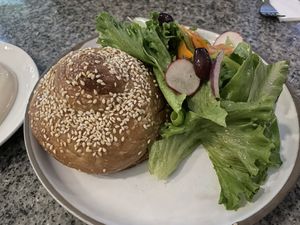 Spelt Bourekas  at Bana in Tel Aviv
