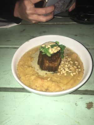 Eggplant  at Bana in Tel Aviv