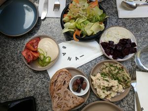 Brunch appetizer  at Bana in Tel Aviv