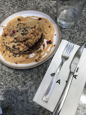 Pancakes (weekend brunch) at Bana in Tel Aviv