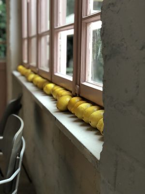 Decor at Bana in Tel Aviv