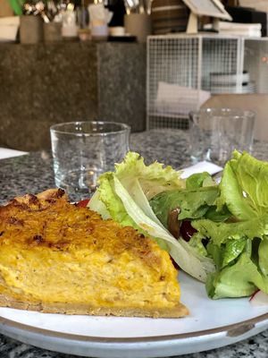 Quiche at Bana in Tel Aviv