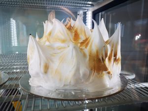 Vegan Baked Alaska at Gelato Papa in Preston