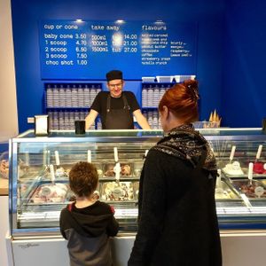 Interior at Gelato Papa in Preston