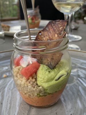 First course  at Vegan Agrivilla I Pini in San Gimignano