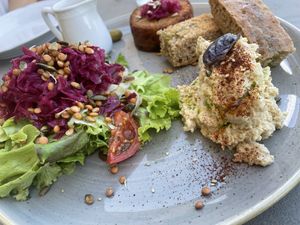 Lunch - Risotto   at Vegan Agrivilla I Pini in San Gimignano