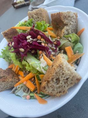 Lunch - Princess Salad  at Vegan Agrivilla I Pini in San Gimignano