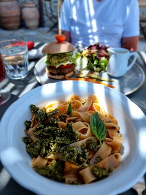 Lunch at Vegan Agrivilla I Pini in San Gimignano