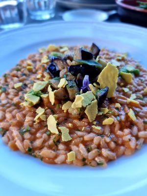 Main dish dinner at Vegan Agrivilla I Pini in San Gimignano