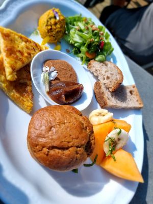 Breakfast at Vegan Agrivilla I Pini in San Gimignano
