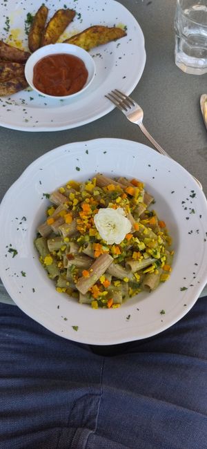 Pasta Antica at Vegan Agrivilla I Pini in San Gimignano