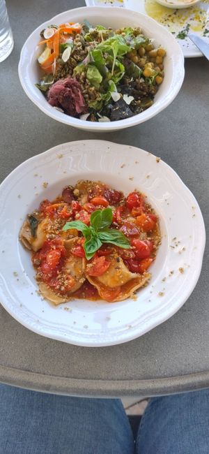 Agrivilla Ravioli at Vegan Agrivilla I Pini in San Gimignano