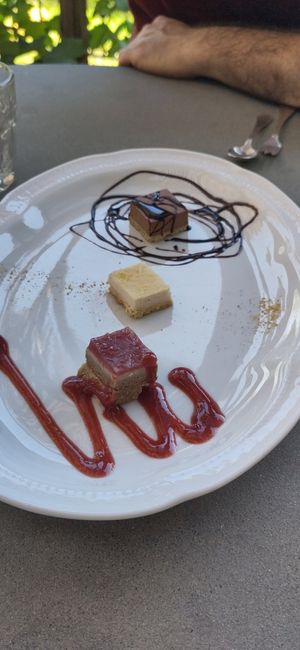 Raw Cheesecake Selection at Vegan Agrivilla I Pini in San Gimignano