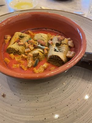 Gnocchi   at Vegan Agrivilla I Pini in San Gimignano