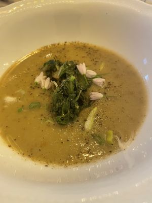 Soup  at Vegan Agrivilla I Pini in San Gimignano