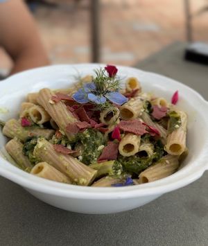 Pasta  at Vegan Agrivilla I Pini in San Gimignano