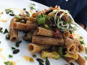 Dinner at Vegan Agrivilla I Pini in San Gimignano