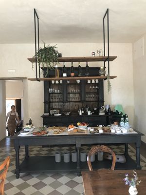 Tea Room at Vegan Agrivilla I Pini in San Gimignano