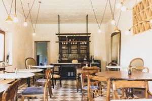 Restaurant Agrivilla i pini at Vegan Agrivilla I Pini in San Gimignano