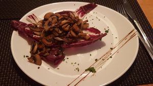 Entree: Sautéd mushrooms at Made in Sud in The Hague