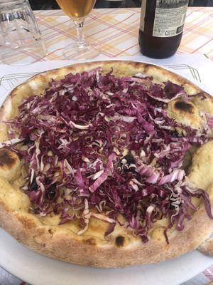 Pizza Toscana  at La Taverna di Pulcinella in Pisa