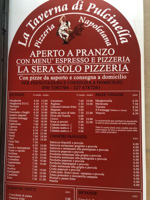   at La Taverna di Pulcinella in Pisa